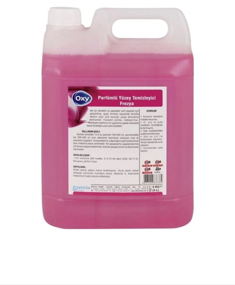 Oxy Parfümlü Yüzey Temizleyici Frezya 5 KG