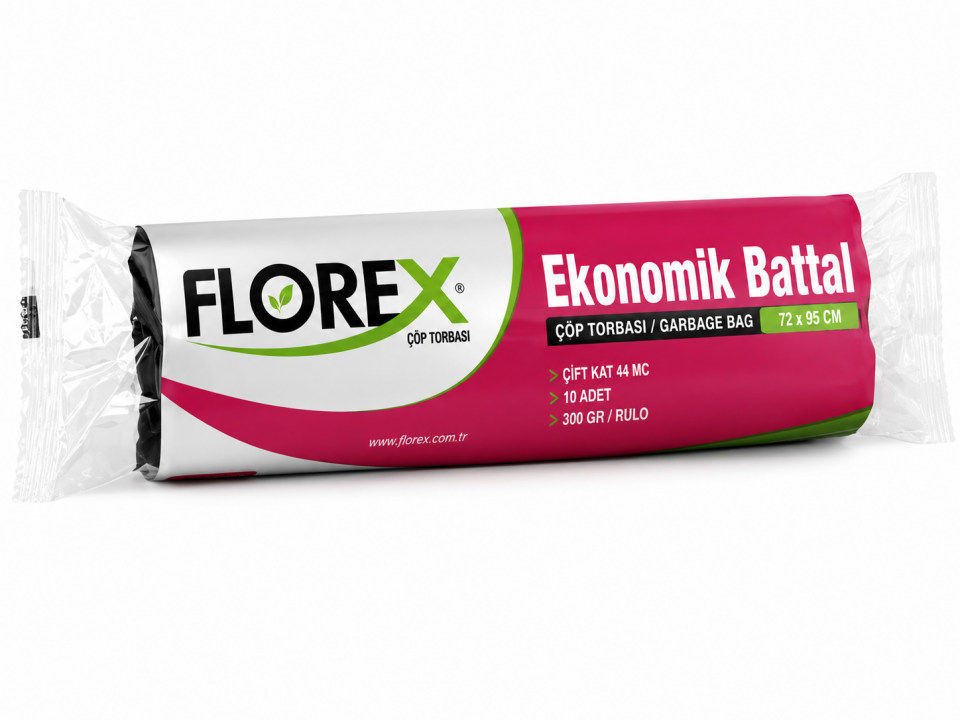 Florex Ekonomik Battal Boy Çöp Torbası