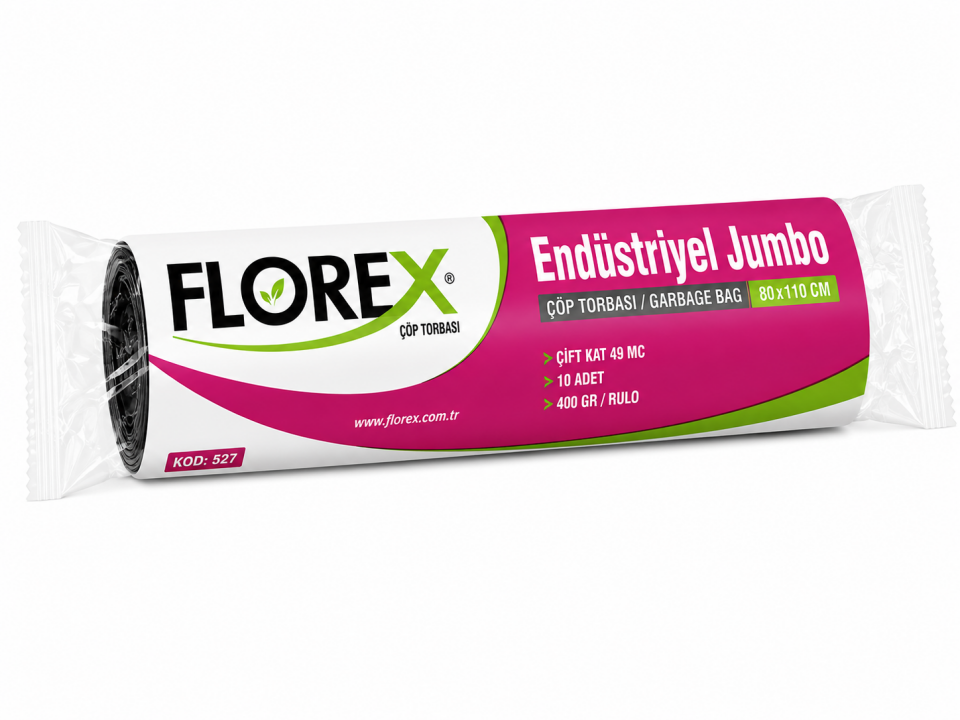 Florex Endüstriyel Jumbo Boy Çöp Torbası