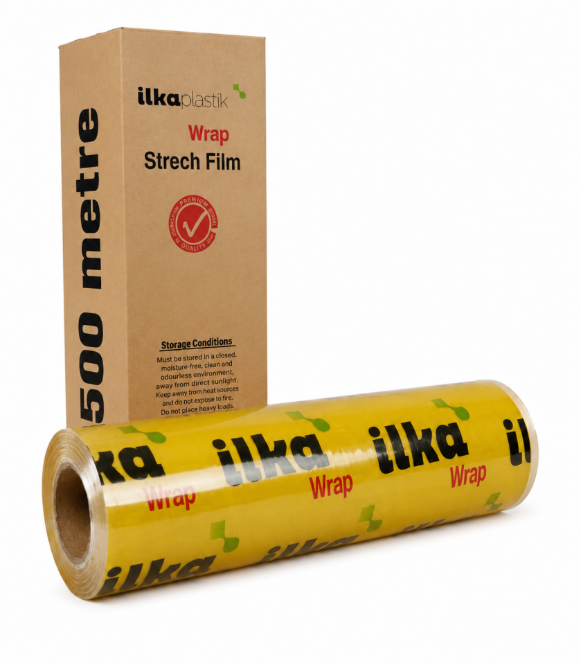 İlka Endüstriyel Wrap Streç Film 45x1500mt 8 Micron